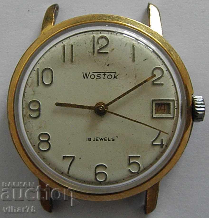 επιχρυσωμένο ρολόι vostok-vostok