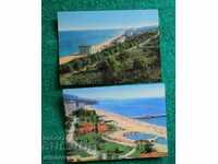 κάρτα Βάρνα 2 τεμ εκθέσεις φωτογραφίας καθαρό Golden Sands