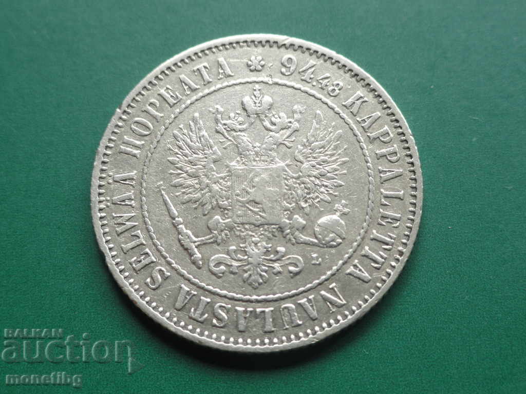 Rusia (pentru Finlanda) 1892 - 1 markka Ag cu preț € 33.00 | 64.54 BGN