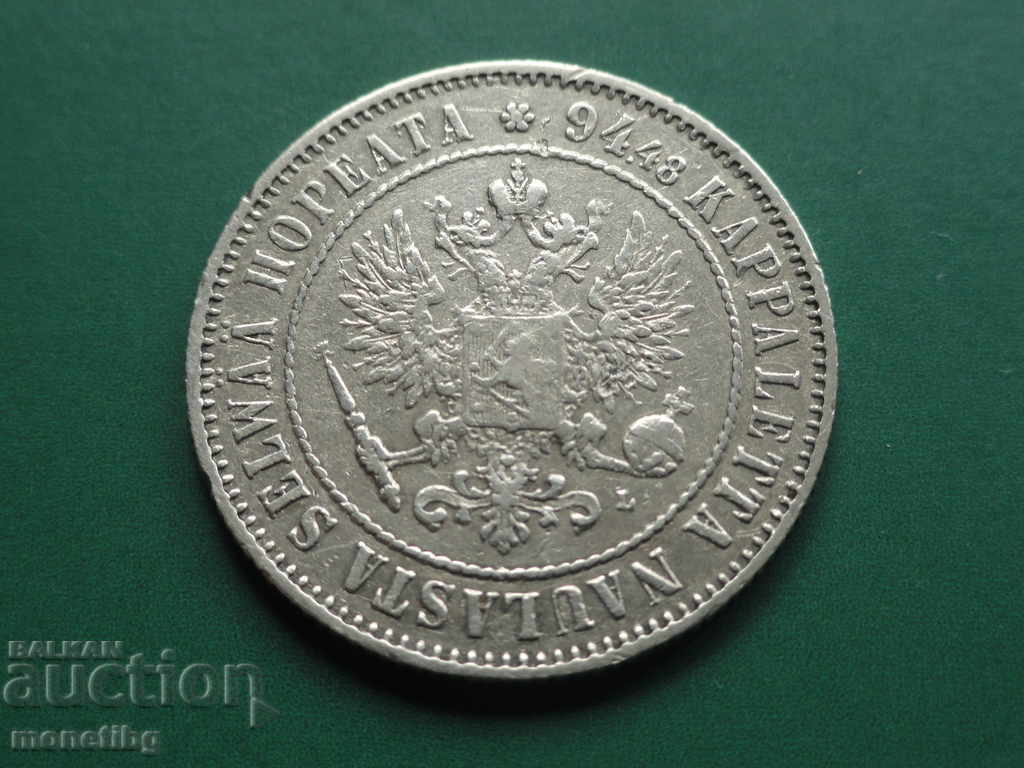 Livrarea Rusia (pentru Finlanda) 1892 - 1 markka Ag