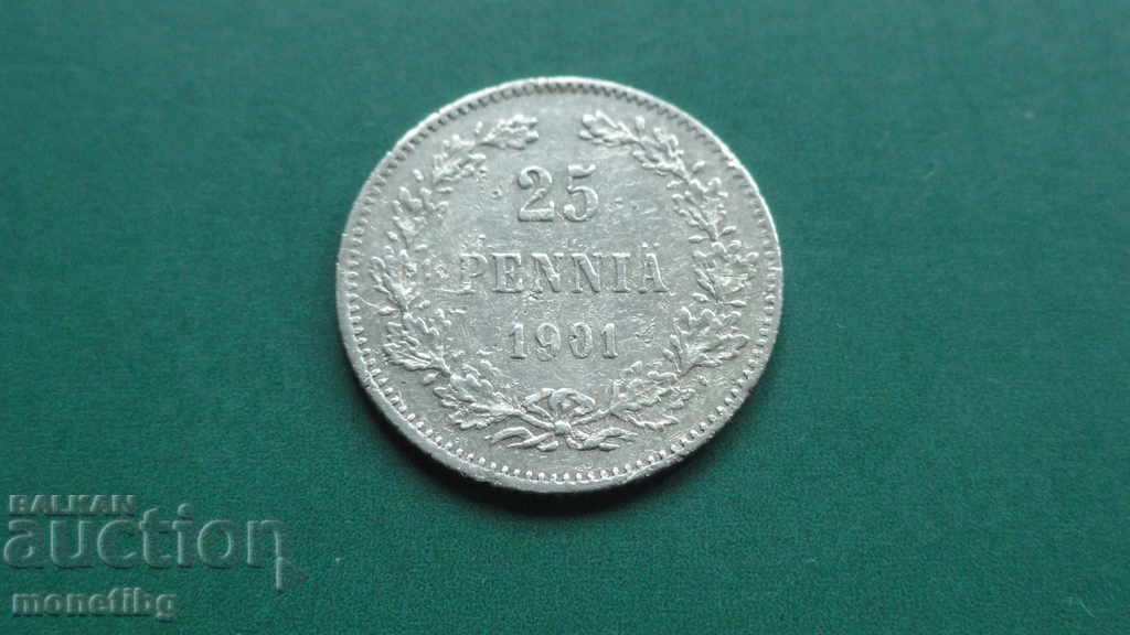Russia (for Finland) 1901 - 25 pennia (1) - 5 Russia (for Finland) 1901 - 25 pennia (1) - 5