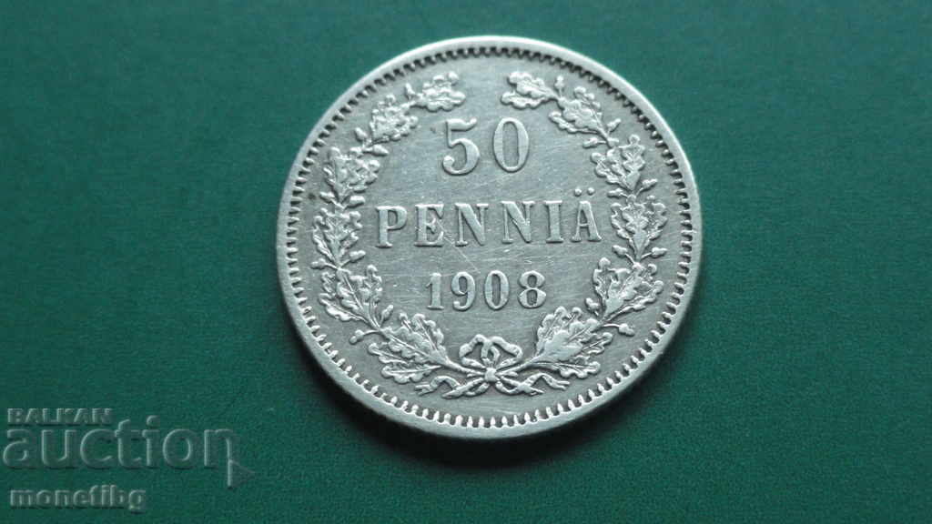 Russia (for Finland) 1908 - 50 penny