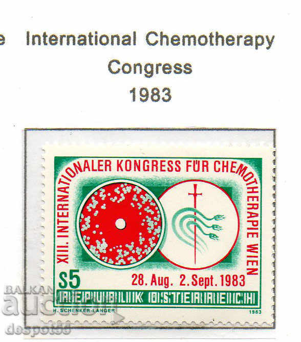 1983. Austria. Al 13-lea Congres Internațional de Chimioterapie.
