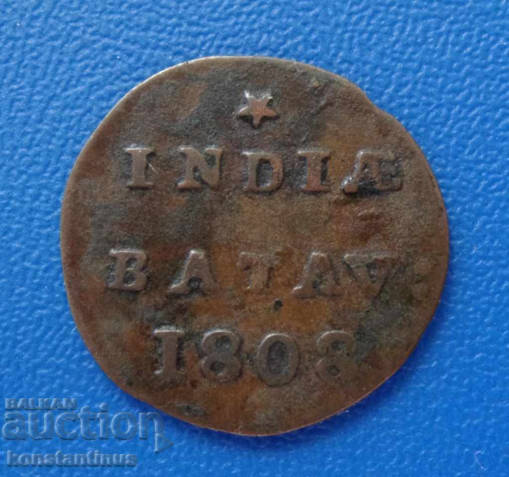 Republica Batav ½ DUMIT 1808 RR Rare cu preț € 23.01 | 45.00 BGN Republica Batav ½ DUMIT 1808 RR Rare cu preț € 23.01 | 45.00 BGN