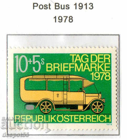 1978. Αυστρία. Ημέρα αποστολής ταχυδρομικών αποστολών.