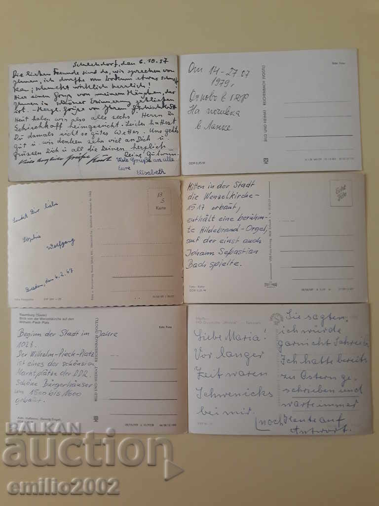 Delivery of Postcards GDR DDR 031 Delivery of Postcards GDR DDR 031