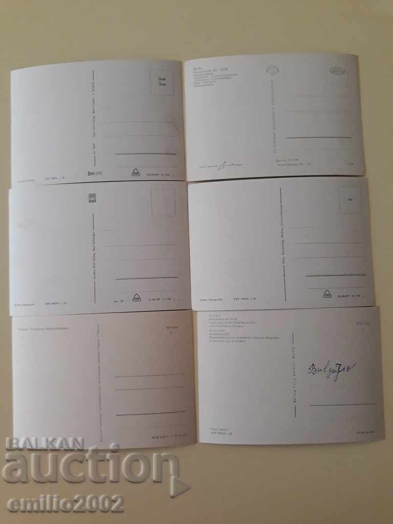 Delivery of Postcards GDR DDR 042 Delivery of Postcards GDR DDR 042