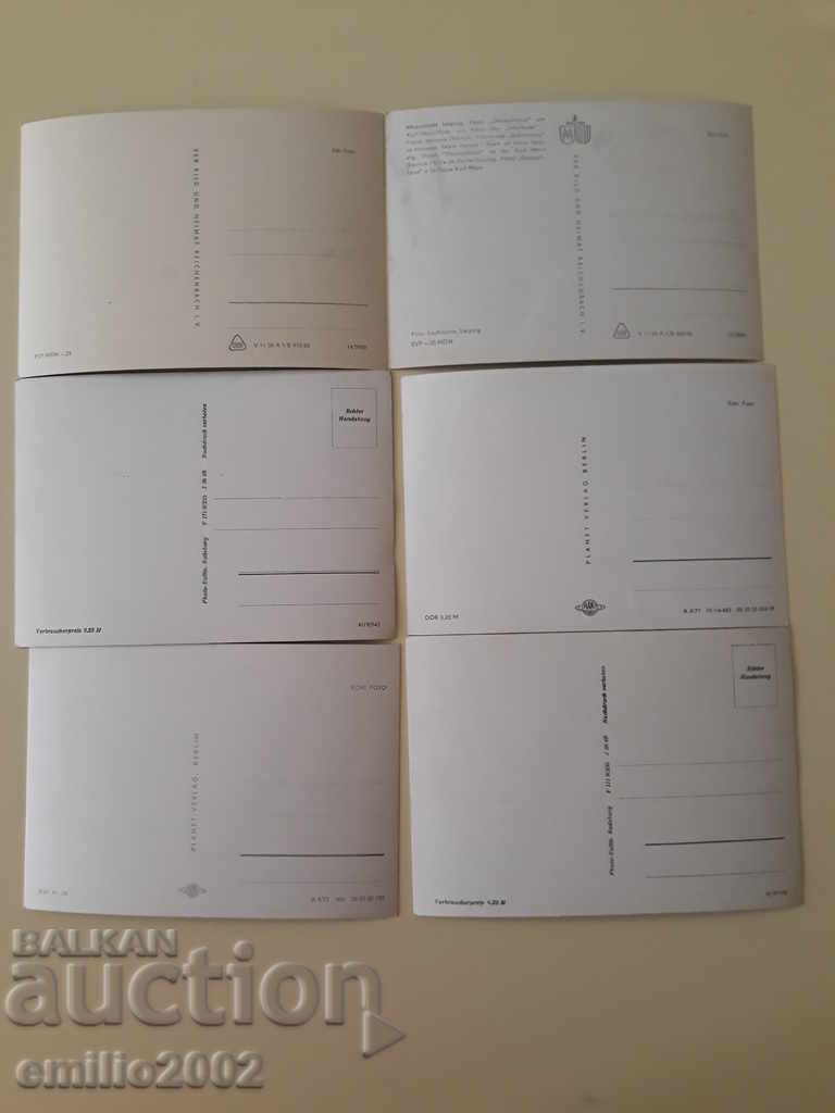 Delivery of Postcards GDR DDR 063 Delivery of Postcards GDR DDR 063