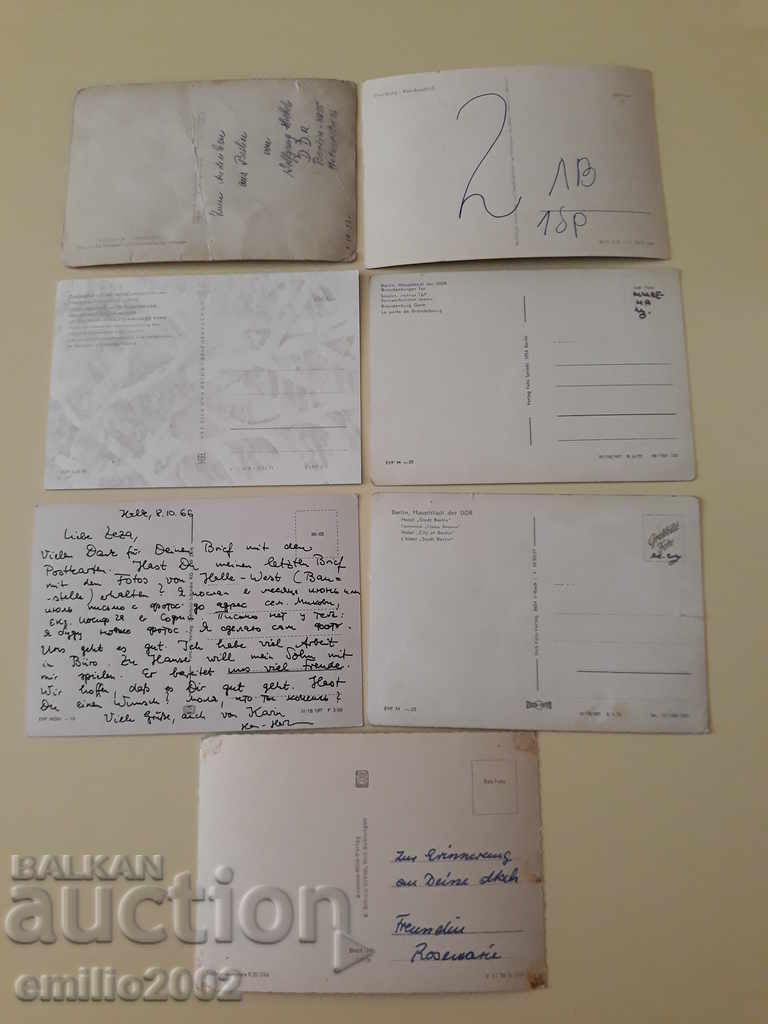 Delivery of Postcards GDR DDR 075 Delivery of Postcards GDR DDR 075