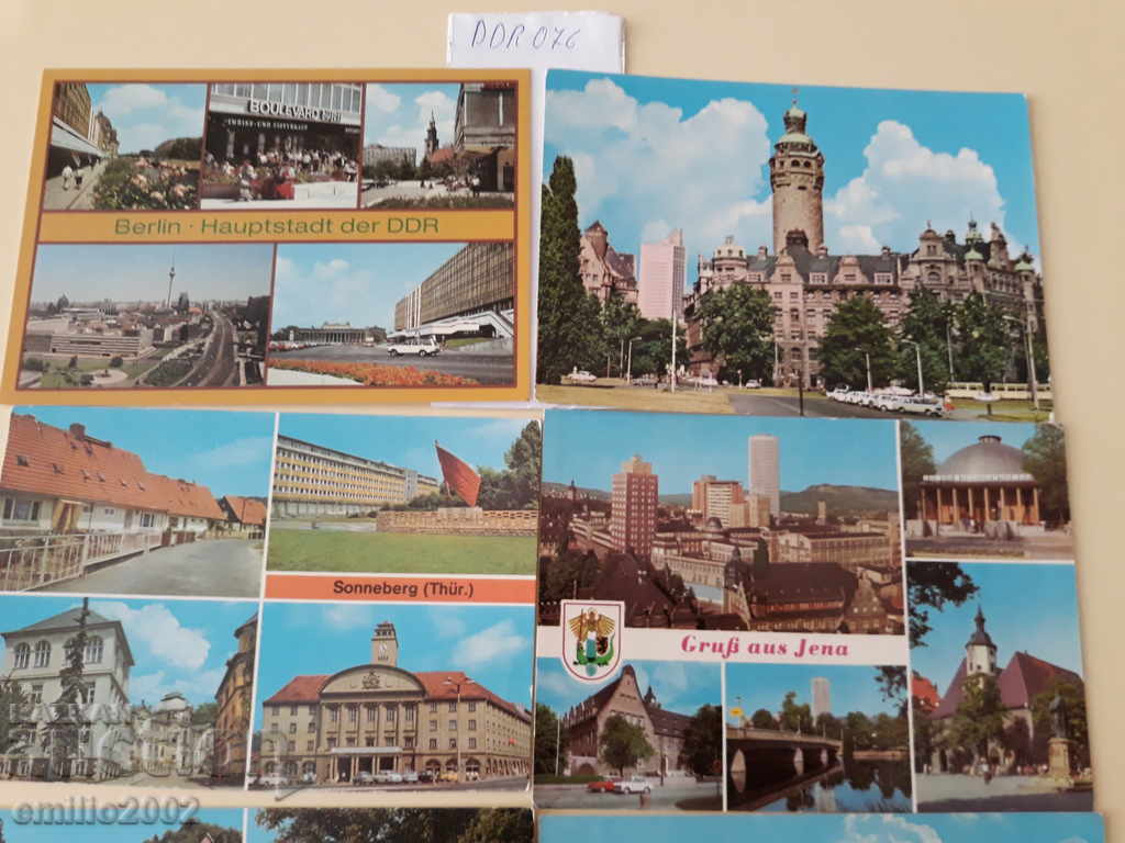 Postcards GDR DDR 076 with price 2.00 BGN | € 1.02 Postcards GDR DDR 076 with price 2.00 BGN | € 1.02