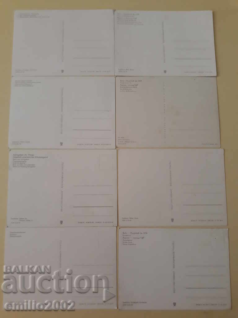 Delivery of Postcards GDR DDR 082