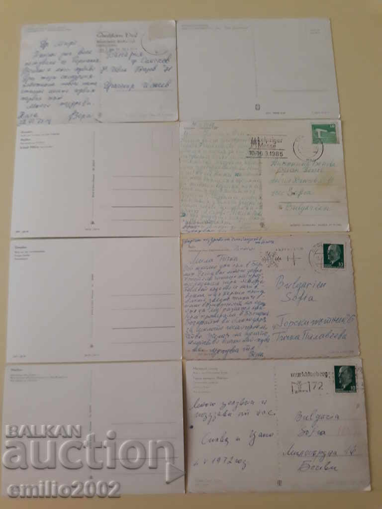 Delivery of Postcards GDR DDR 092