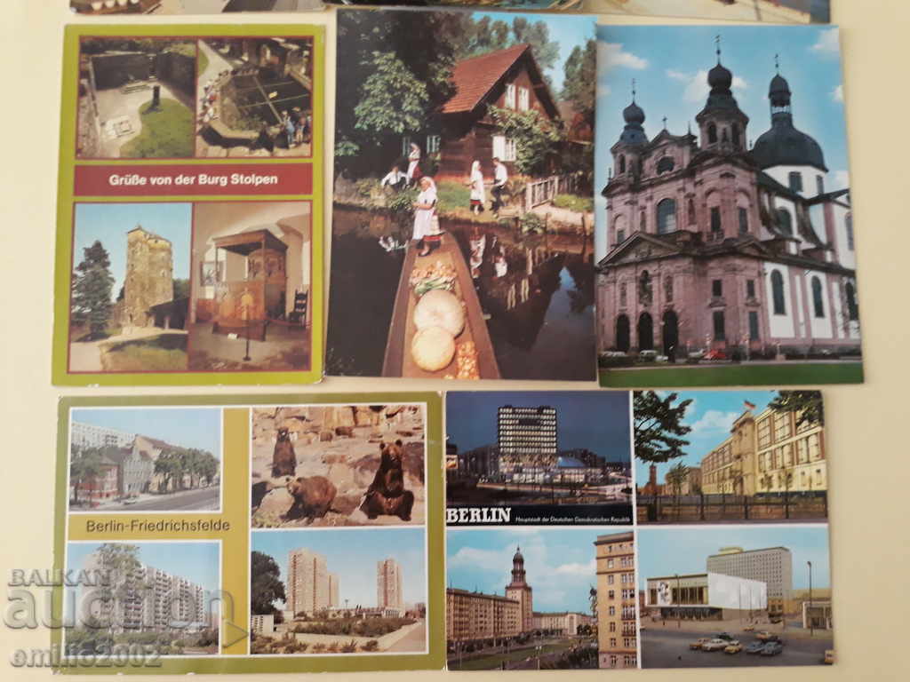 Auction  Postcards GDR DDR 094
