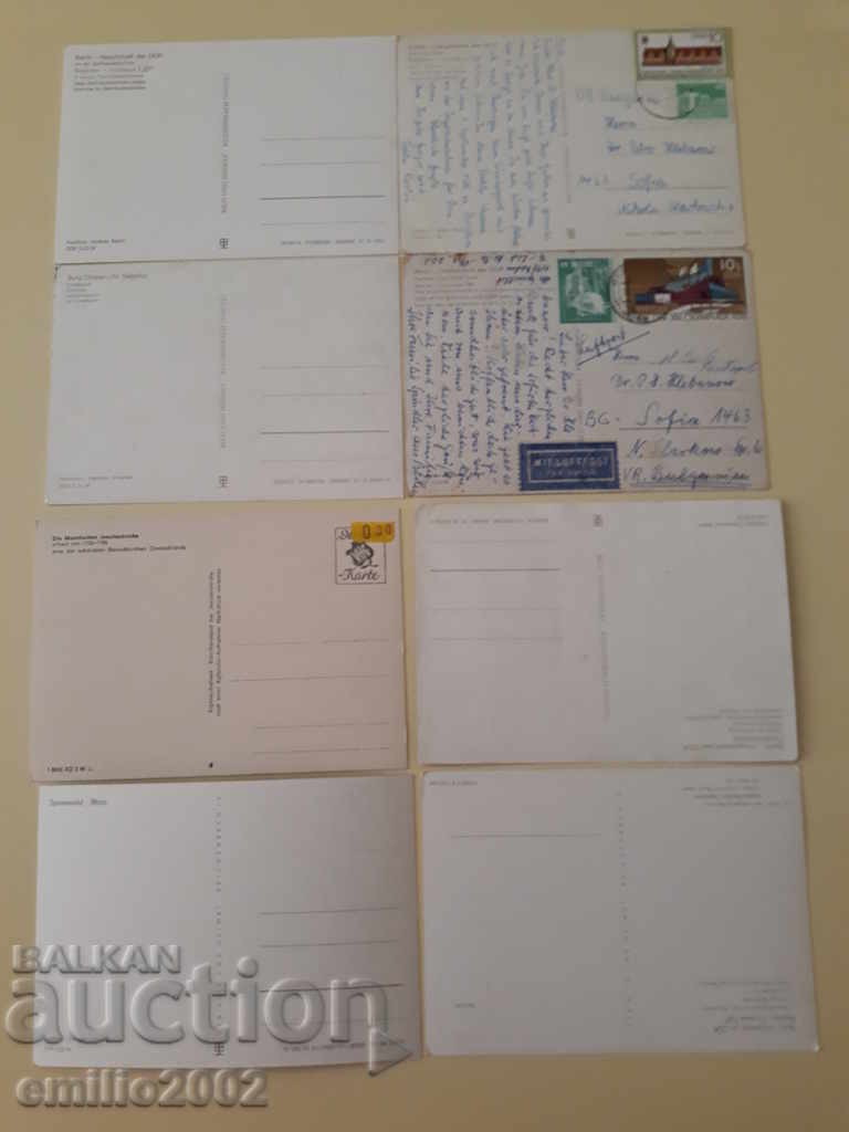 Delivery of Postcards GDR DDR 094