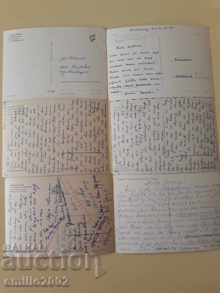 Delivery of Postcards GDR DDR 097 Delivery of Postcards GDR DDR 097