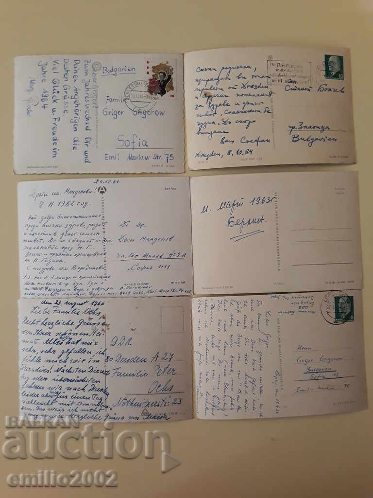 Delivery of Postcards GDR DDR 099 Delivery of Postcards GDR DDR 099