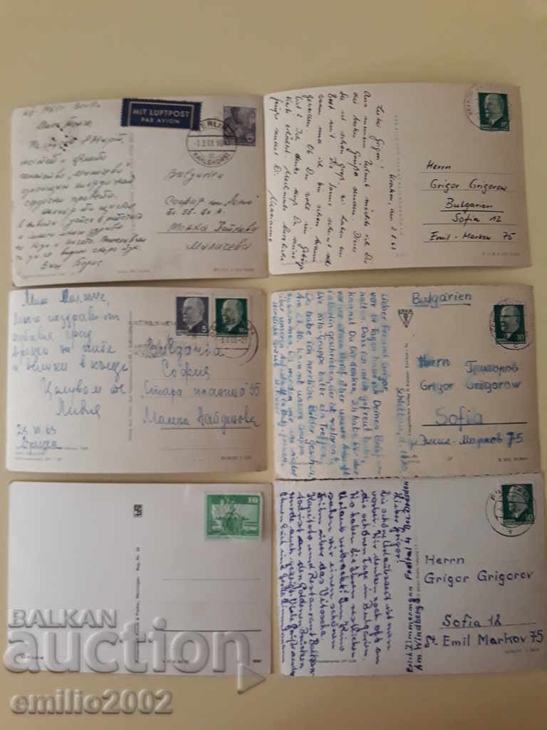 Delivery of Postcards DDR 100 DDR Delivery of Postcards DDR 100 DDR