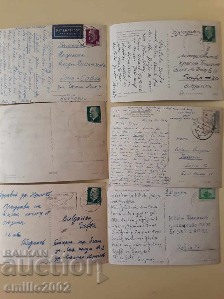 Delivery of Postcards GDR DDR 003 Delivery of Postcards GDR DDR 003