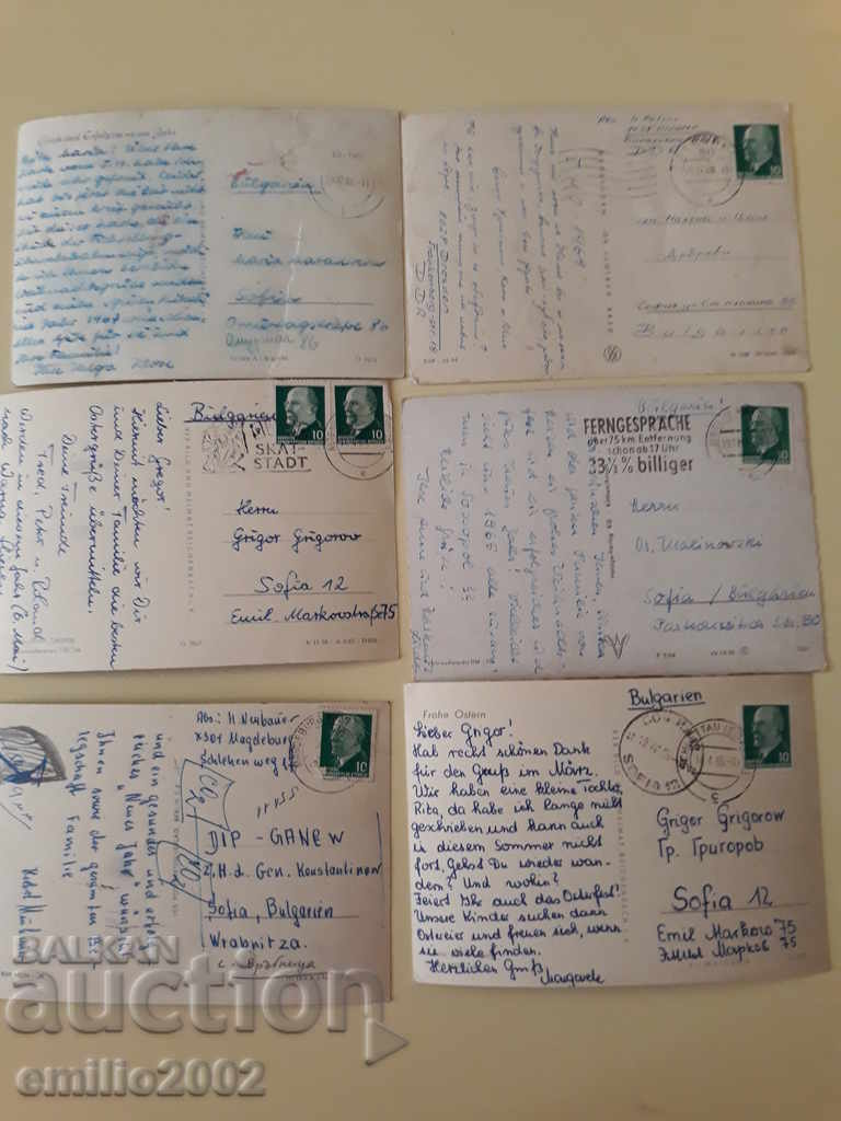 Delivery of Postcards GDR DDR 005 Delivery of Postcards GDR DDR 005