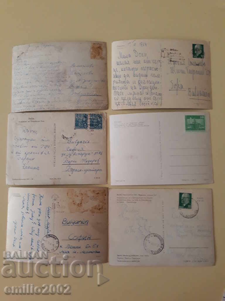 Delivery of Postcards DDR 124 DDR Delivery of Postcards DDR 124 DDR