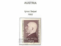 1982. Austria. Ignatz Zaipel, politician, cancelar federal.