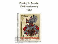 1982. Austria. 500 de ani de la începutul tipăririi în Austria.