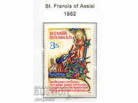 1982. Австрия. Провинциална изложба - Francis of Assisi.