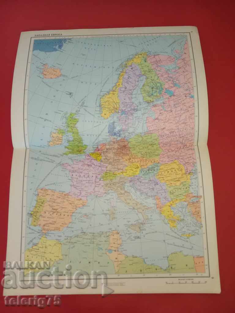 Colecția de atlasuri ruse vechi din America, Europa și Africa - 5 Colecția de atlasuri ruse vechi din America, Europa și Africa - 5