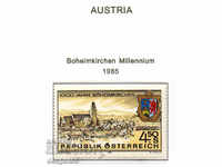 1985. Austria. 1000 de ani de la înființarea orașului Beimheimer.