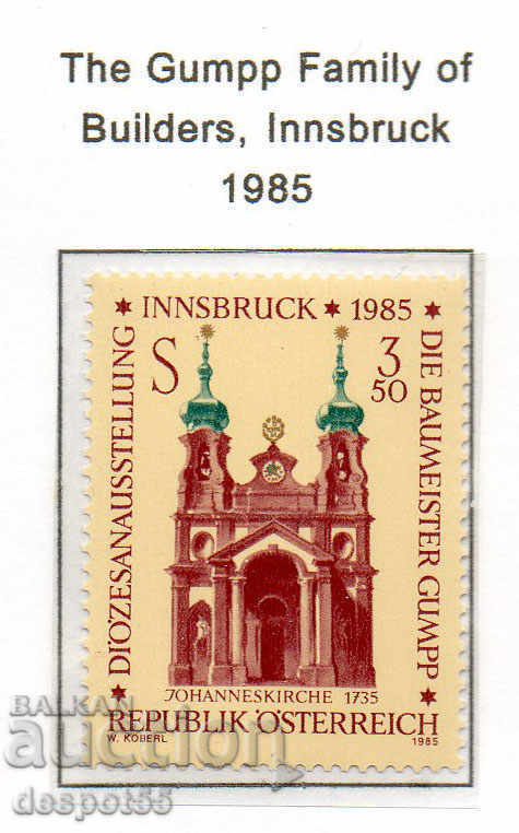 1985. Austria. Eparhia expoziției din Innsbruck.