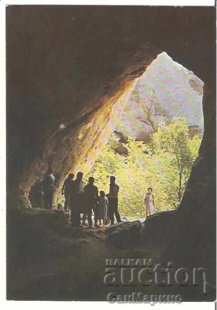Harta Bulgaria Madara Intrarea la o Biserică Rock *