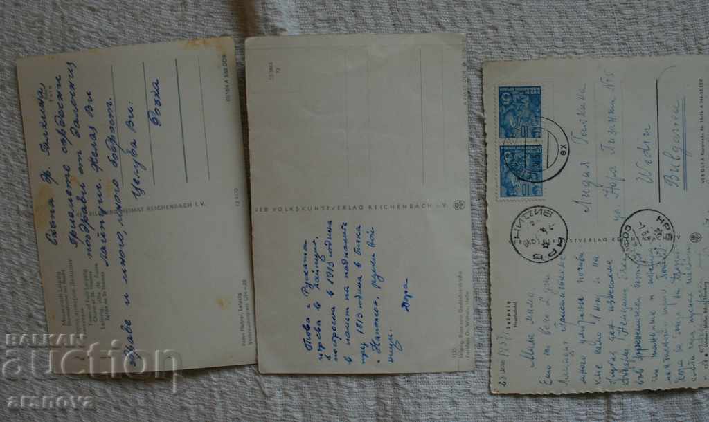 κάρτα 3 τεμ. της ΛΔΓ Λειψία με τιμή 2.00 BGN | € 1.02 κάρτα 3 τεμ. της ΛΔΓ Λειψία με τιμή 2.00 BGN | € 1.02