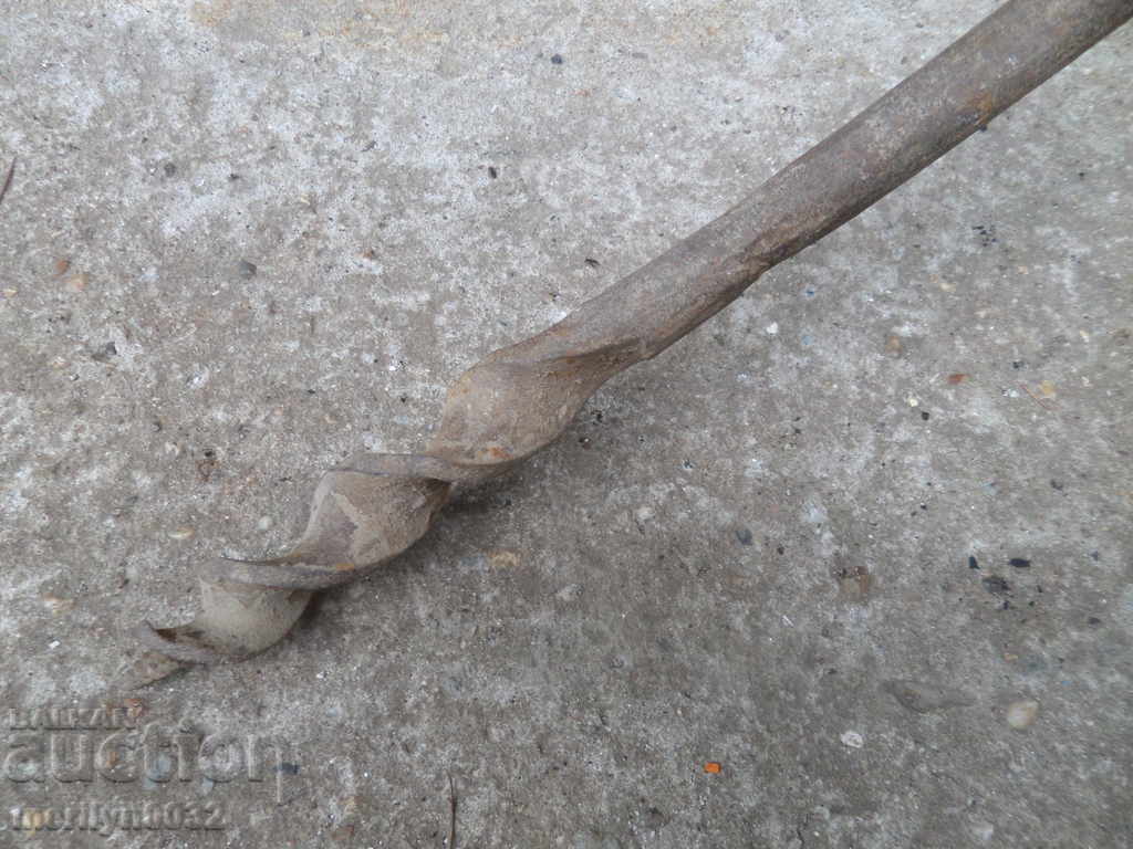 Auction An old primitive crunch, a drill, a screwdriver Auction An old primitive crunch, a drill, a screwdriver