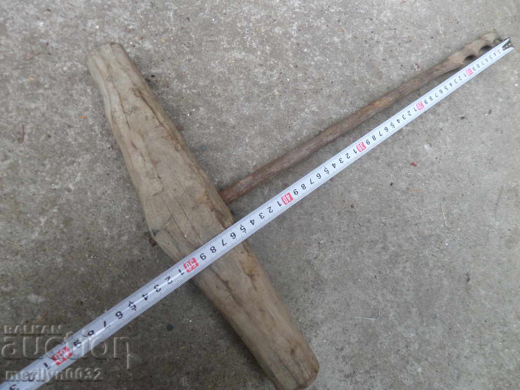 Delivery of An old primitive crunch, a drill, a screwdriver Delivery of An old primitive crunch, a drill, a screwdriver