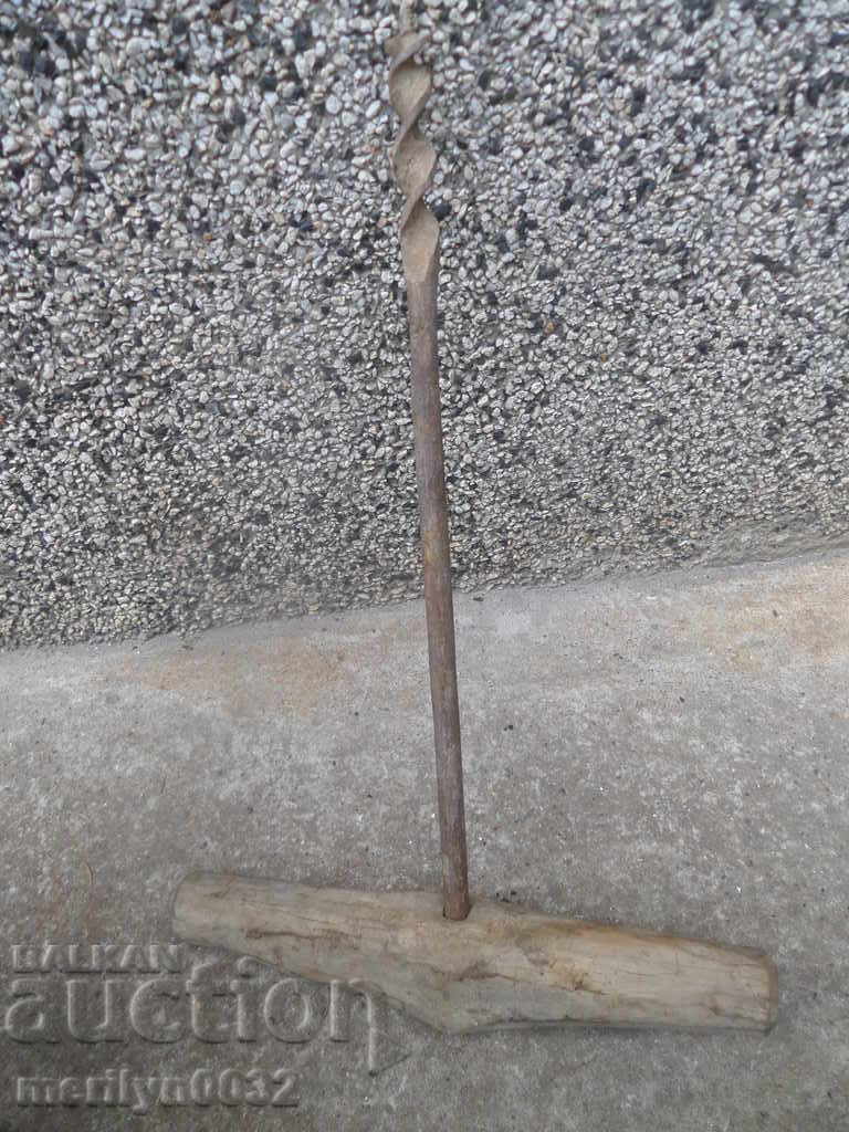 An old primitive crunch, a drill, a screwdriver - 7 An old primitive crunch, a drill, a screwdriver - 7