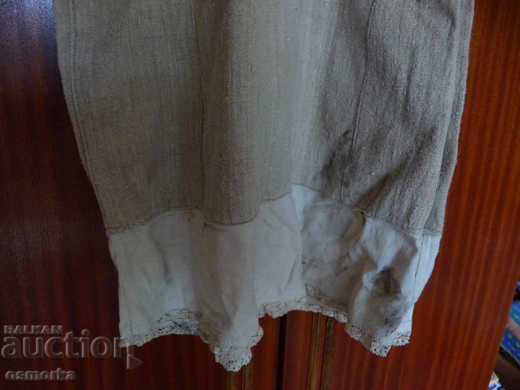 Auction  Old authentic shirt made of thick coat retro