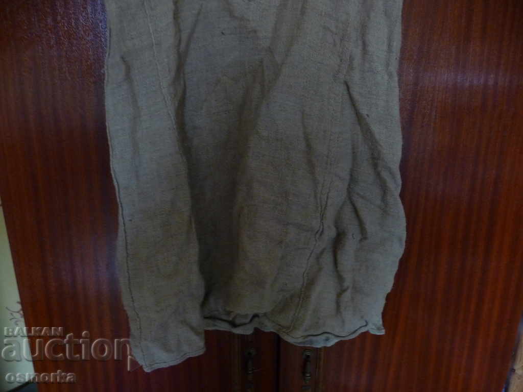 Auction  Old authentic shirt made of thick coat retro