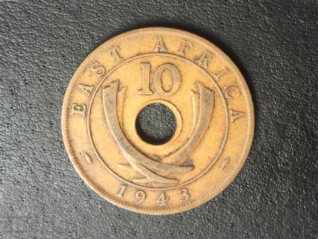 10 Cent East Africa 1943