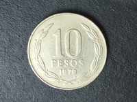 10 песос Чили 1979