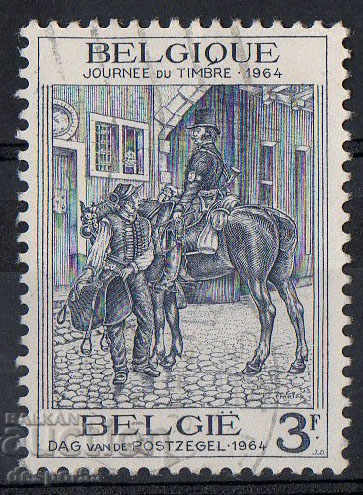 1964. Belgia. Ziua ștampilei poștale.
