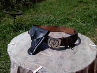 Old Military, Police belt with holster