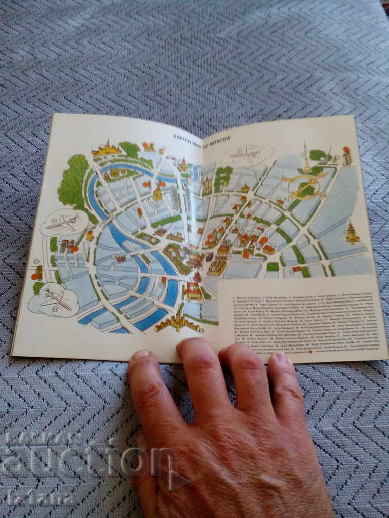 Auction Old brochure INTOURIST Auction Old brochure INTOURIST