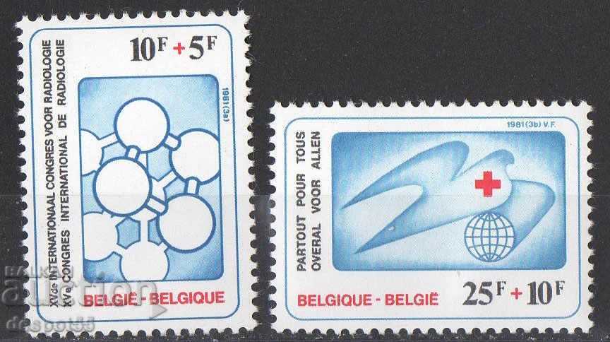 1981. Βέλγιο. Ερυθρός Σταυρός.