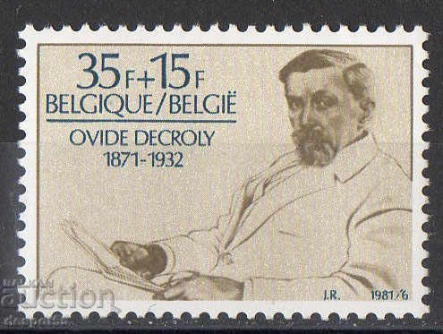 1981. Belgium. Decorcles, Jean - pedagogue, psychologist and doctor.