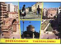 Пощенска картичка Солун Изгледи от Гърция