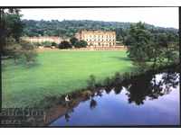 Postcard Darbyshire Chatsworth House from Great Britain