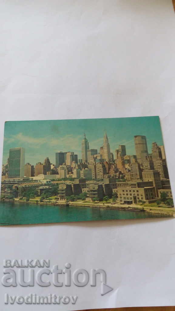 New York City Midtown Manhattan Skyline 1964