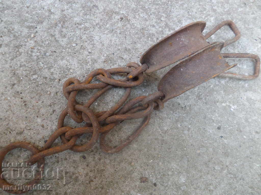 Hand forged beads, prana, chain, wrought iron - 5 Hand forged beads, prana, chain, wrought iron - 5