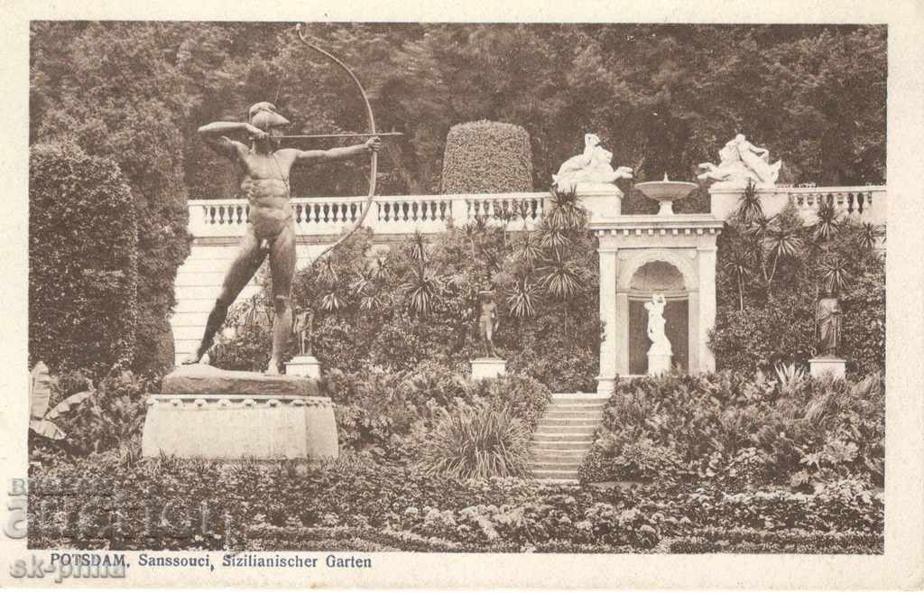 Postcard - Potsdam, Sanssouci - Sicilian Garden