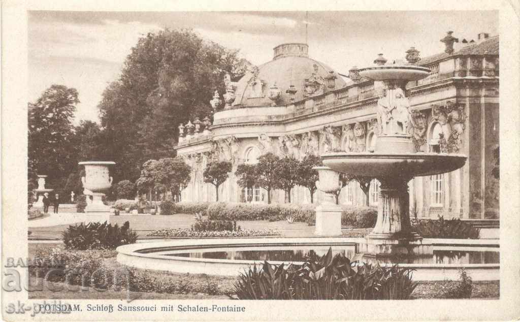 Postcard - Potsdam, Sanssouci - The Summer Residence